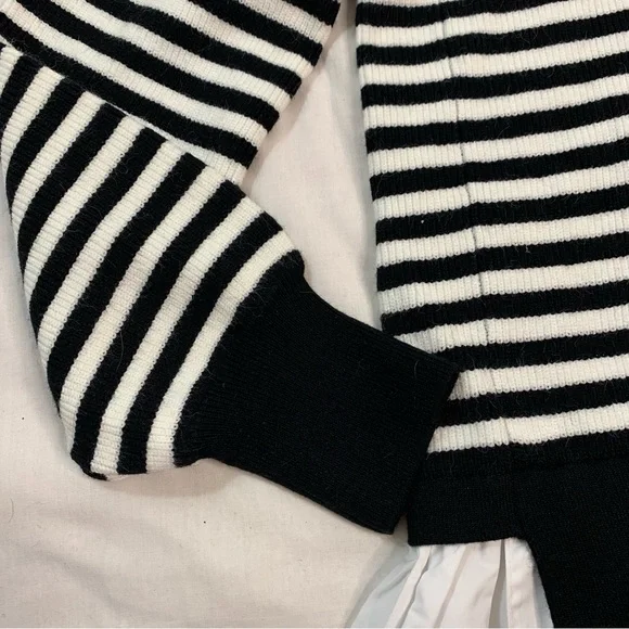 English Factory Black & White Striped Sweater Top - Picture 9 of 12